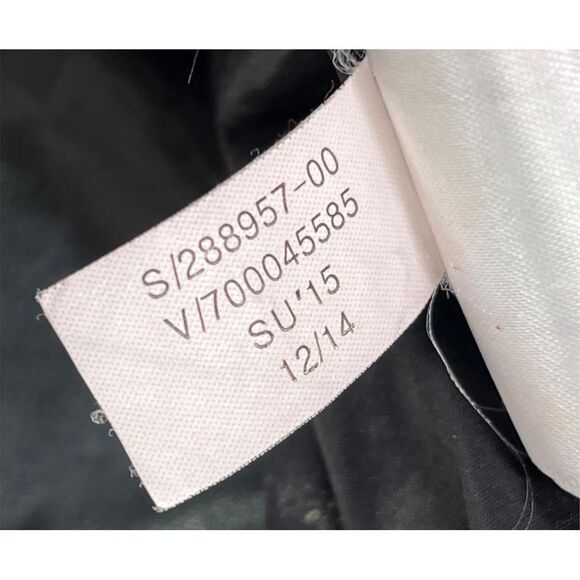 Banana Republic Women's Essential Leather Moto Jacket Asymmetrical Zip Size M - Picture 7 of 12